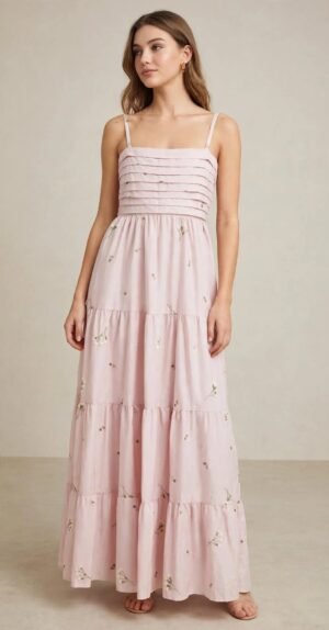 Vestido Longo Rosa