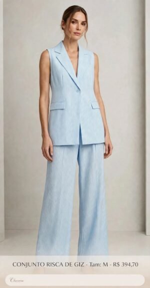 Conjunto Risca de Giz Azul
