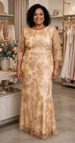 Vestido Festa Tule com Pedrarias – GG