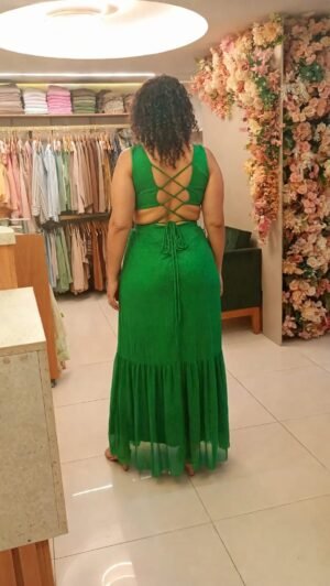 Vestido Tule com Brilho – 42